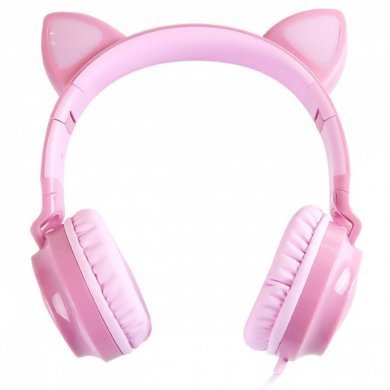 65468 Vinik Headset KITTY EAR com Orelhas de Gato Rosa