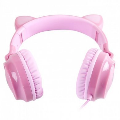 65468 Vinik Headset KITTY EAR com Orelhas de Gato Rosa