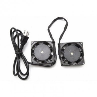 65.073.002 KIT TETO 2 VENTILADORES PRETO CARTHOMS