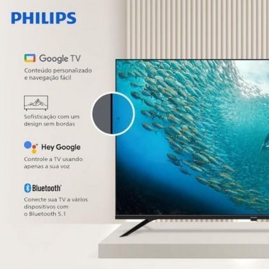 Philips Smart TV 65 4K UHD com Google Assistente
