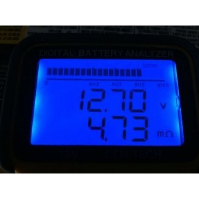 Analisador de Bateria 12V Automotiva