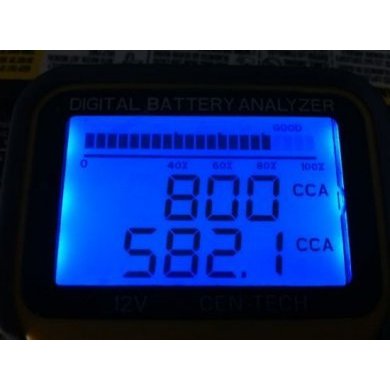 Analisador de Bateria 12V Automotiva