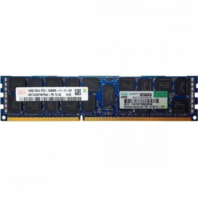 672612-181 Memoria HPE 16GB DDR3 ECC Reg. PC3-12800R 2Rx4
