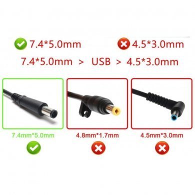 Fonte Carregador HP original 19.5V 3.33A 65W