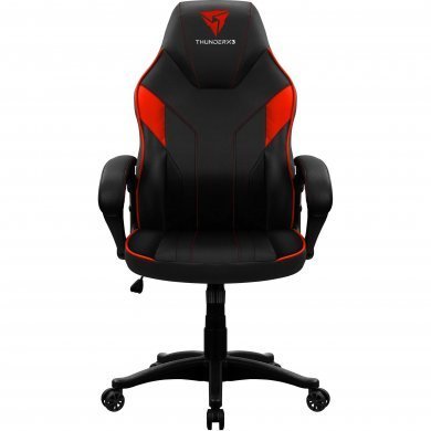 THUNDERX3 Cadeira Gamer EC1 Preta e Vermelha