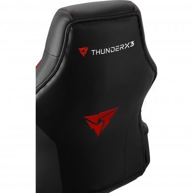 THUNDERX3 Cadeira Gamer EC1 Preta e Vermelha