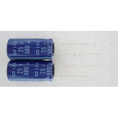 680uf-25v-LXZ Capacitor Eletrolitico 680uf 25v Low ESR