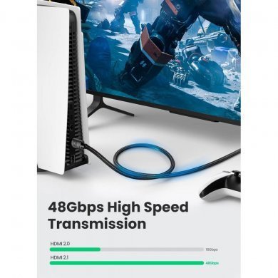 6957303841813 Cabo HDMI 2.1 8K 60Hz eARC Dolby Atmos 48Gbps