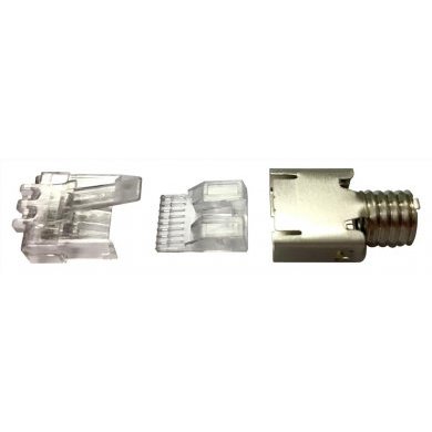 6-2111979-3 Coomscope Conector Blindado CAT6 RJ45 Fio Solido