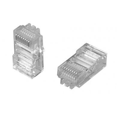 6-554720-3 AMP conector Tyco Eletronics RJ45 CAT5E 8V 50und