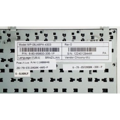 Positivo Teclado para Reposição Notebook