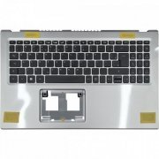 Carcaça palmrest para Acer Aspire A515-56 cor prata acompanha teclado original