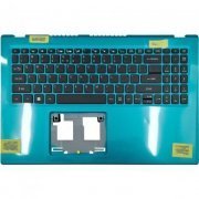 Carcaça palmrest AP3A9000130 Acer Aspire A115-32 A315-58 cor azul ciano / acompanha teclado original americano
