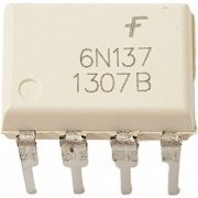 Acoplador optico isolado 10MBps PDIP8 PTH 