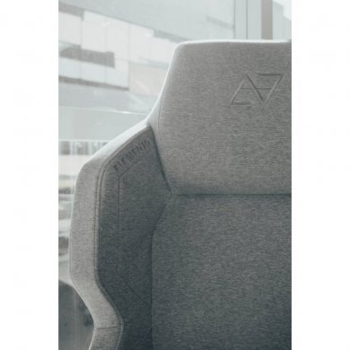 Cadeira Gamer Elements Magna Linho Cinza Claro