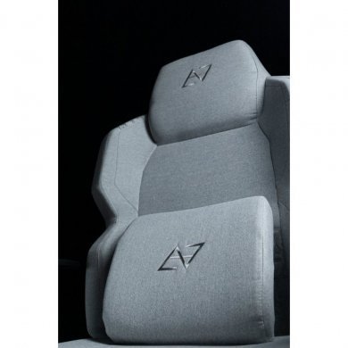 Cadeira Gamer Elements Magna Linho Cinza Claro