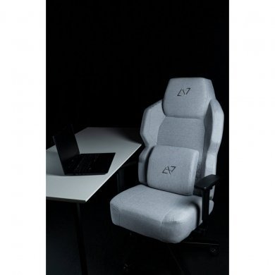 Cadeira Gamer Elements Magna Linho Cinza Claro