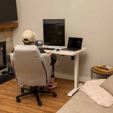 Cadeira Gamer Elements Magna Linho Grey