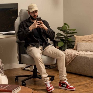 Cadeira Gamer Elements Magna Linho Grey