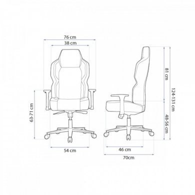 Cadeira Gamer Elements Magna Linho Grey