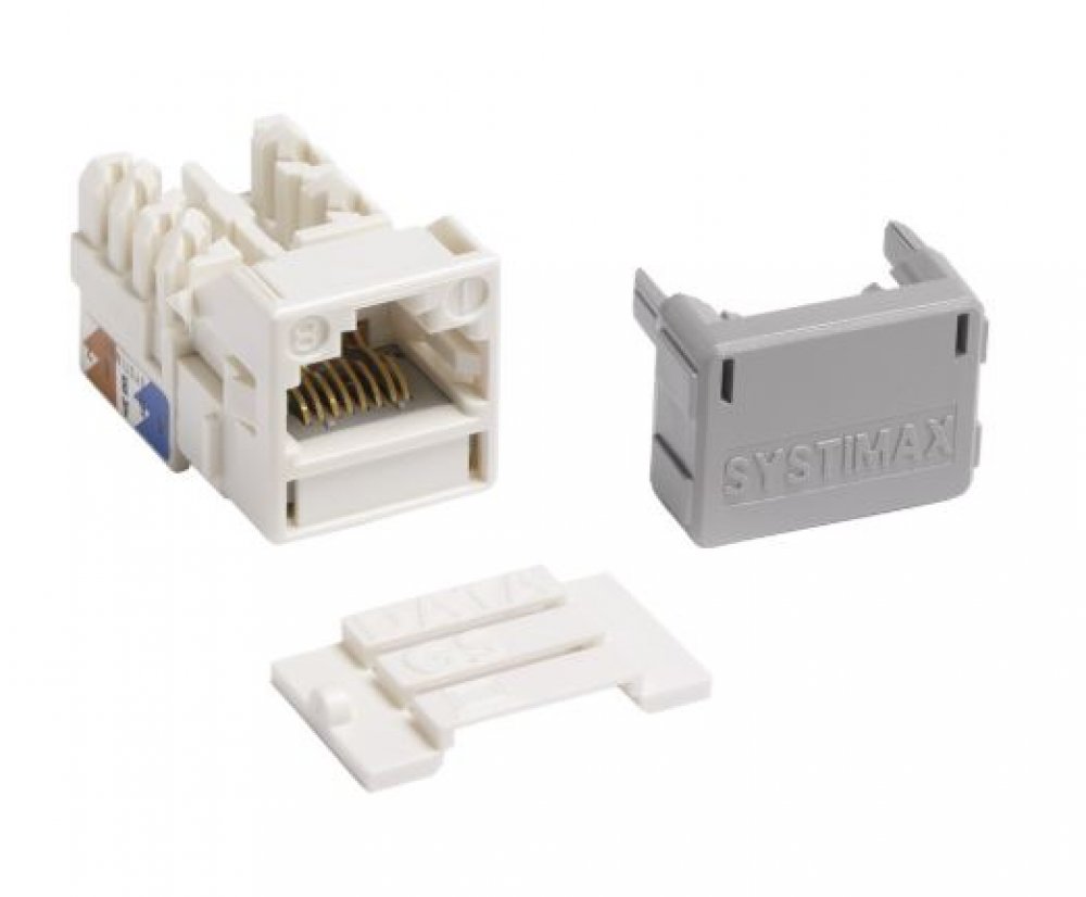 ノグ 700206725 COMMSCOPE JACK RJ45 FEMEA CAT.6 MGS 400 BRANCO A/B