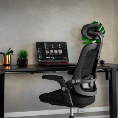 70038 Cadeira Elements Astra Ergonômica Preta