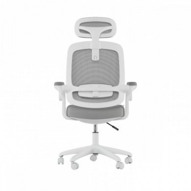 70040 Cadeira Elements Astra Ergonômica Cinza e Branca