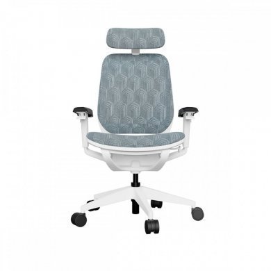 70095 Cadeira Office Elements Joplin Branca e Verde