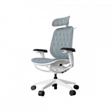 70095 Cadeira Office Elements Joplin Branca e Verde