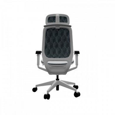 70095 Cadeira Office Elements Joplin Branca e Verde