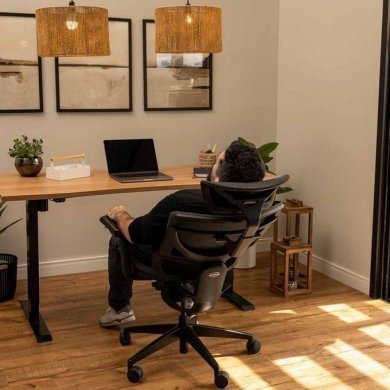 70099 Elements Mesa Ergonomica Elements Misch preta