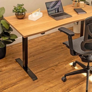 70099 Elements Mesa Ergonomica Elements Misch preta