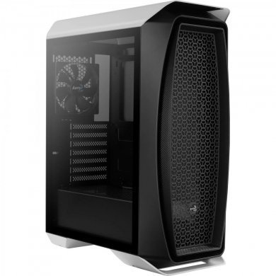 70166 Aerocool gabinete Aero One Mid Tower lateral em vidro branco
