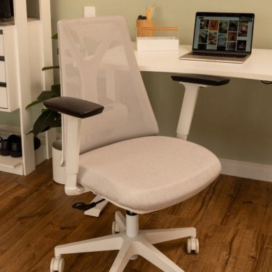 70325 Cadeira Elements Olympia Preta Braços 3D