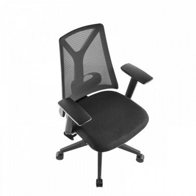 70325 Cadeira Elements Olympia Preta Braços 3D