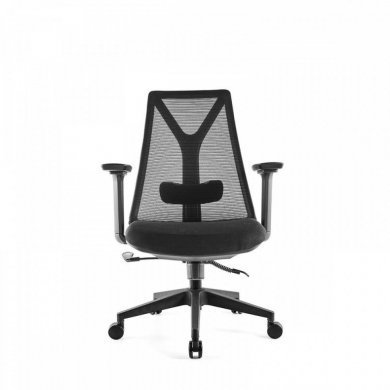 70325 Cadeira Elements Olympia Preta Braços 3D