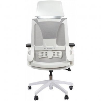 70337 Cadeira Elements Helene Special Branca Cinza Claro
