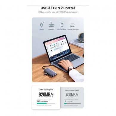 70449 Ugreen USB-C Universal Dock Station M.2 SATA