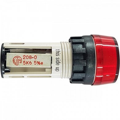 704.022.2 Atuador EAO 29MM redondo vermelho translúcido