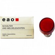 Atuador EAO 29MM redondo vermelho translúcido 