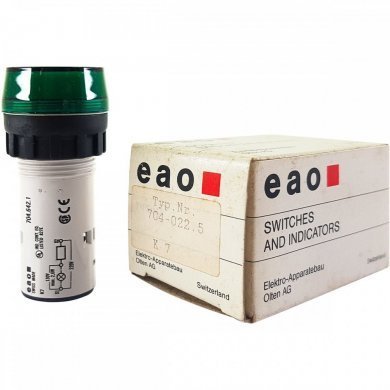 704.022.5 Atuador EAO 29MM verde translúcido