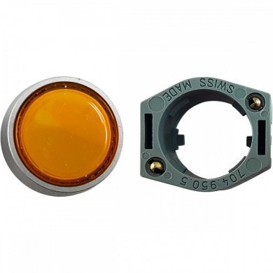 704.042.4 Atuador EAO 29MM alumínio amarelo translúcido