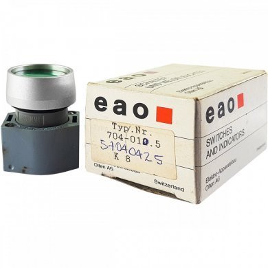 704.042.5 Atuador EAO 29MM alumínio verde translúcido