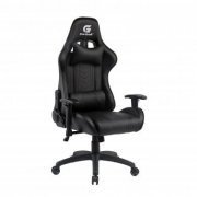 Fortrek Cadeira Gamer Black Hawk Preta Reclinável 180 graus, Suporta até 120Kg, Braços Ajustáveis