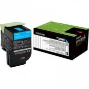 Cartucho Toner Lexmark Ciano 708HC 