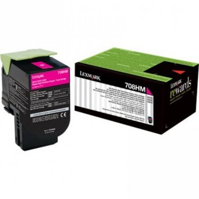 70C8HM0 Toner Lexmark Magenta 708HC