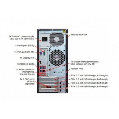 70LVA002BN Servidor Lenovo ThinkServer TS150