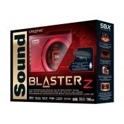 Creative Placa de Som Sound Blaster Z 5.1 Canais 24-bit PCI-E x1, x4 ou x16, SBX Surround