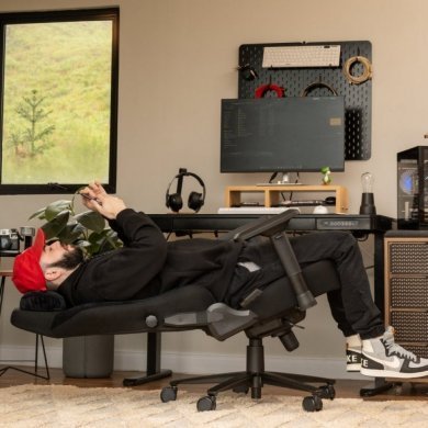 Cadeira Gamer Elements Lunari Fearless preta