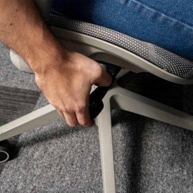 71468 Cadeira Ergonômica Elements Siggy Preta 100% Mesh